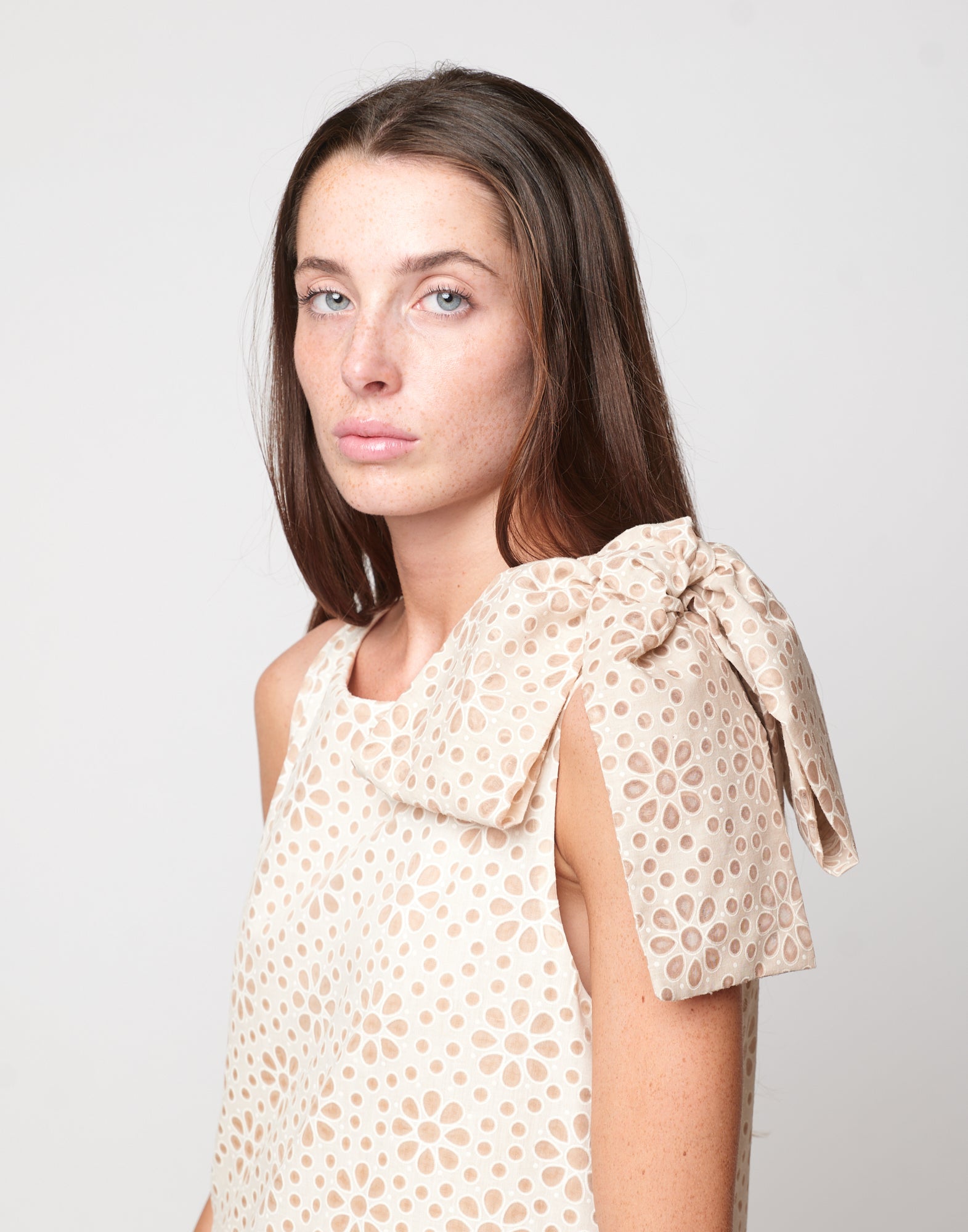 Abito Lungo in Daisy Devorè Cipria