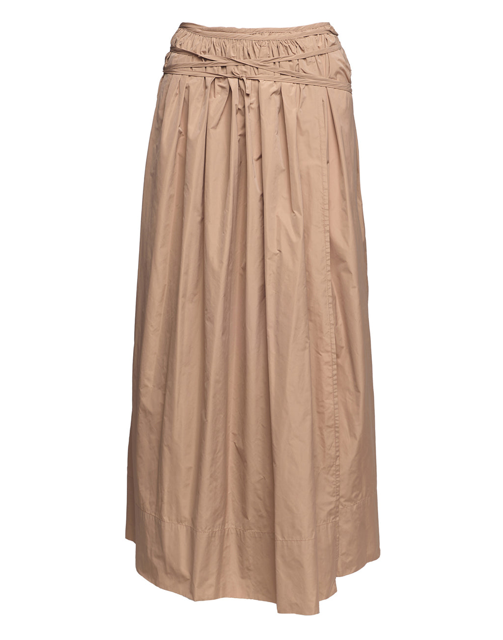 Gonna Pareo in Taffetà Nude