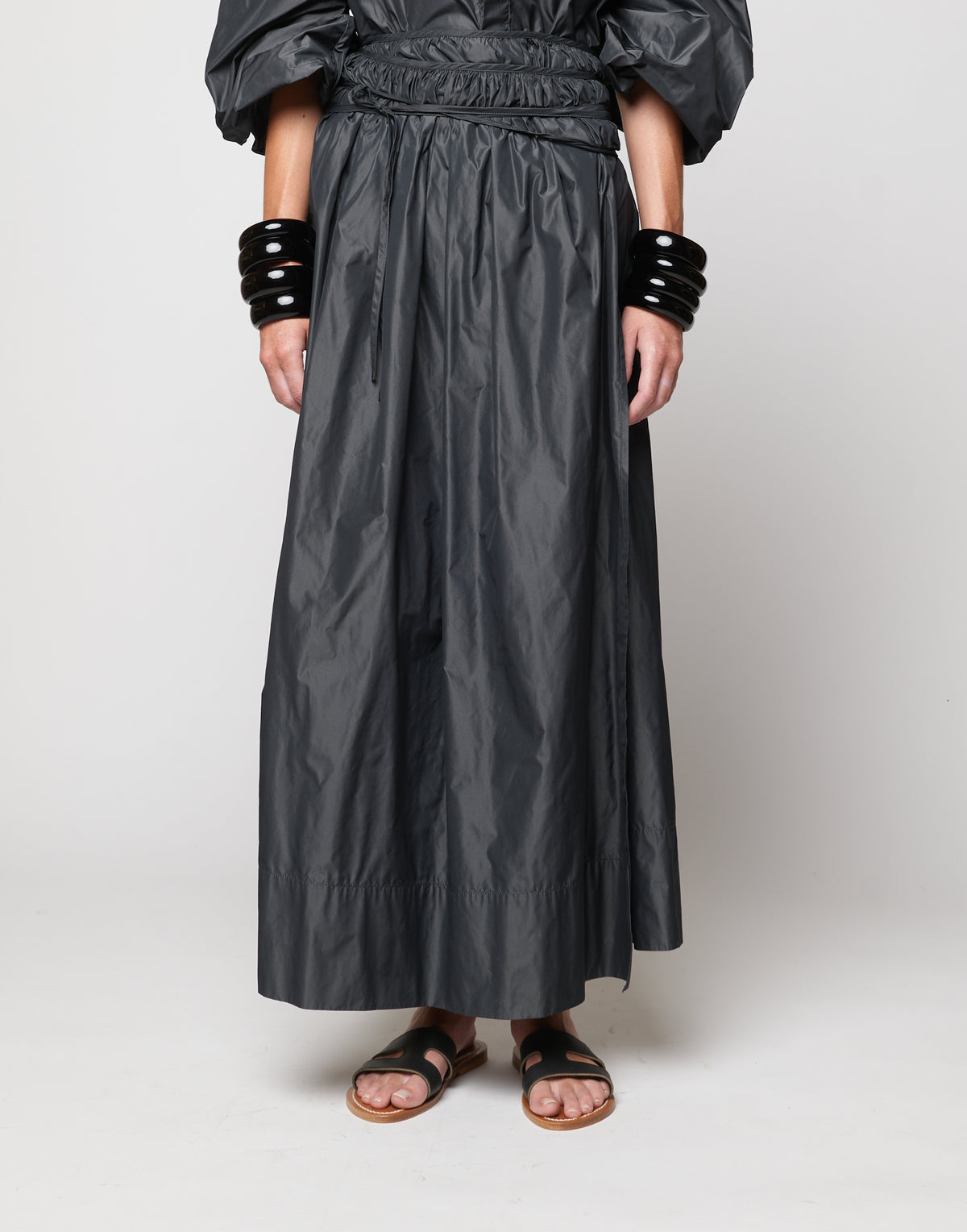 Cast Iron Taffeta Sarong Skirt