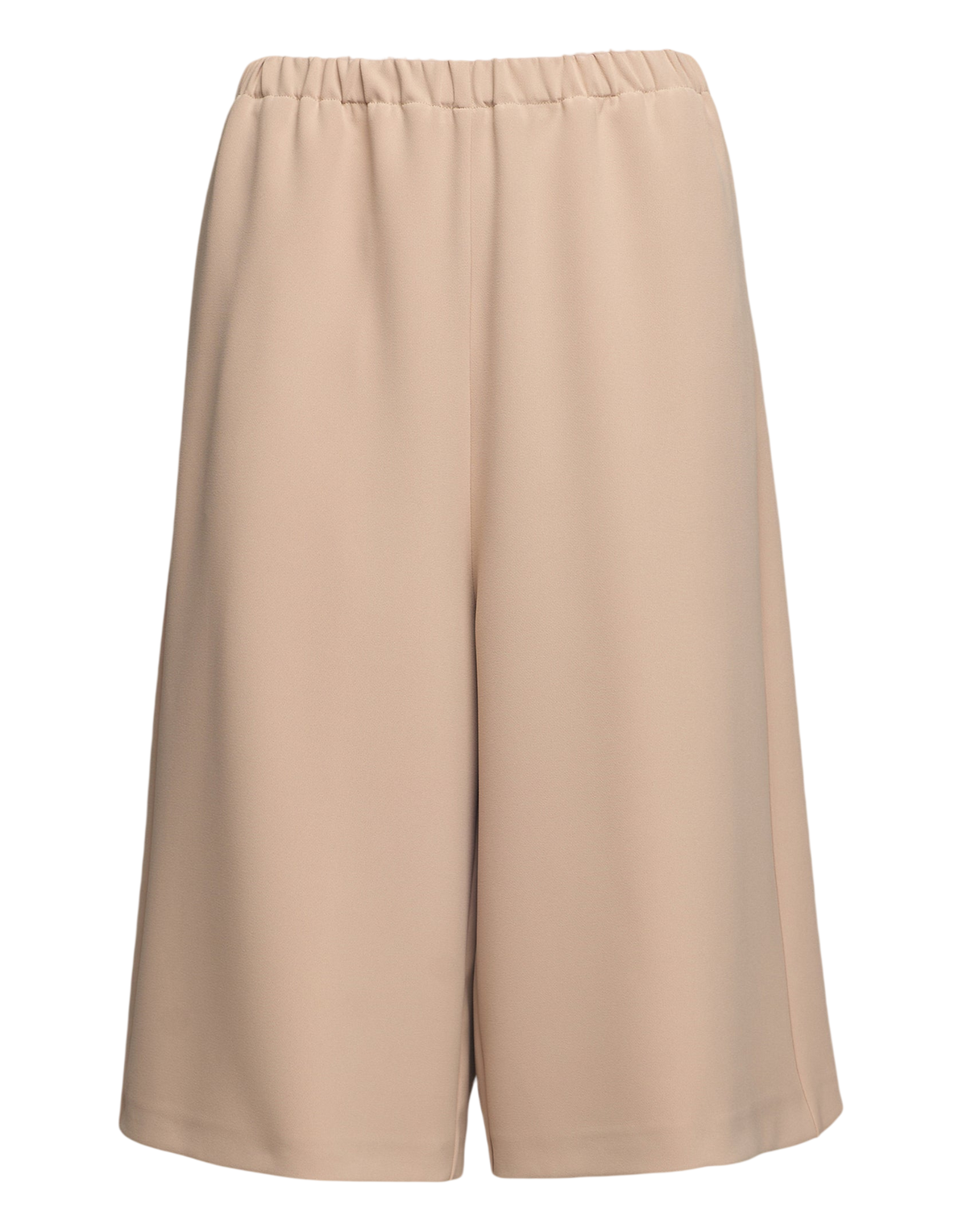 Jupe-pantalon en crêpe sablé confort gaufré