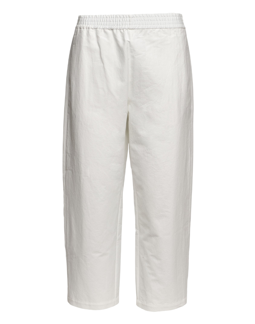 Pantaloni Japan in Cotone Froissé Latte