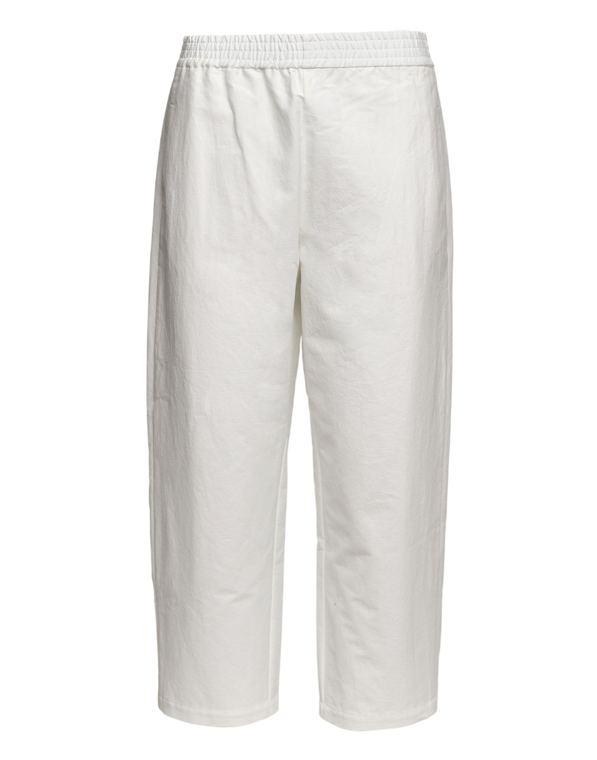 Pantaloni Japan in Cotone Froissé Latte