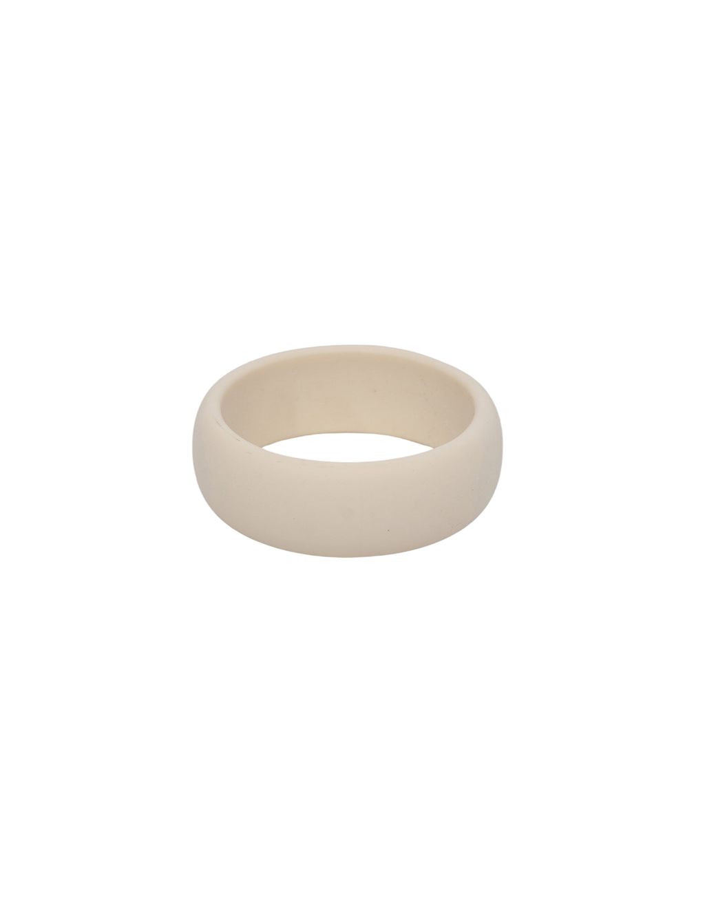 Bracciale Alto in Plexi Opaco Avorio