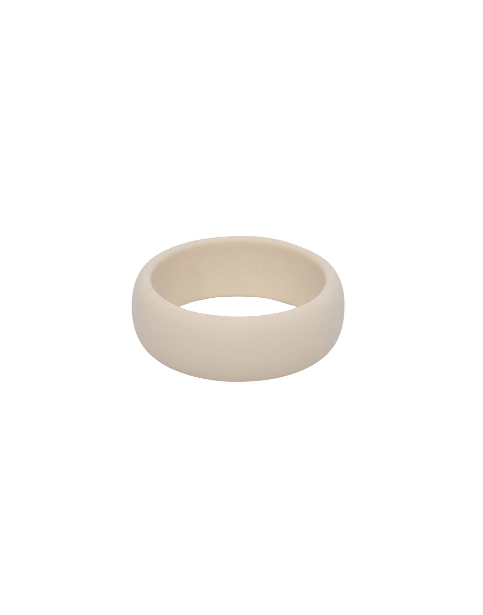 Bracciale Alto in Plexi Opaco Avorio