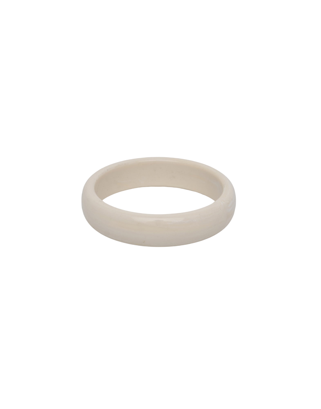 Bracciale Basso in Plexi Opaco Avorio