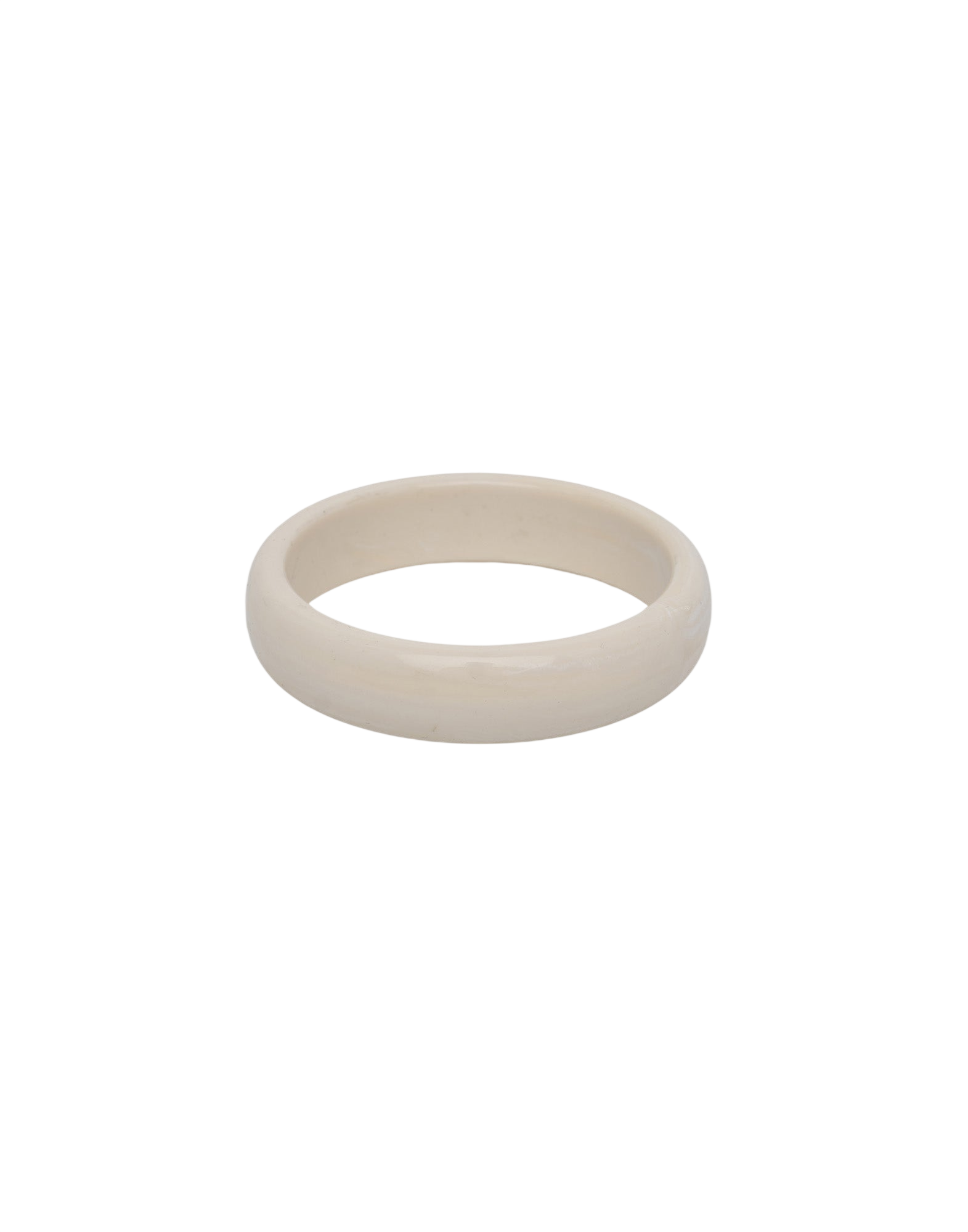 Bracciale Basso in Plexi Opaco Avorio
