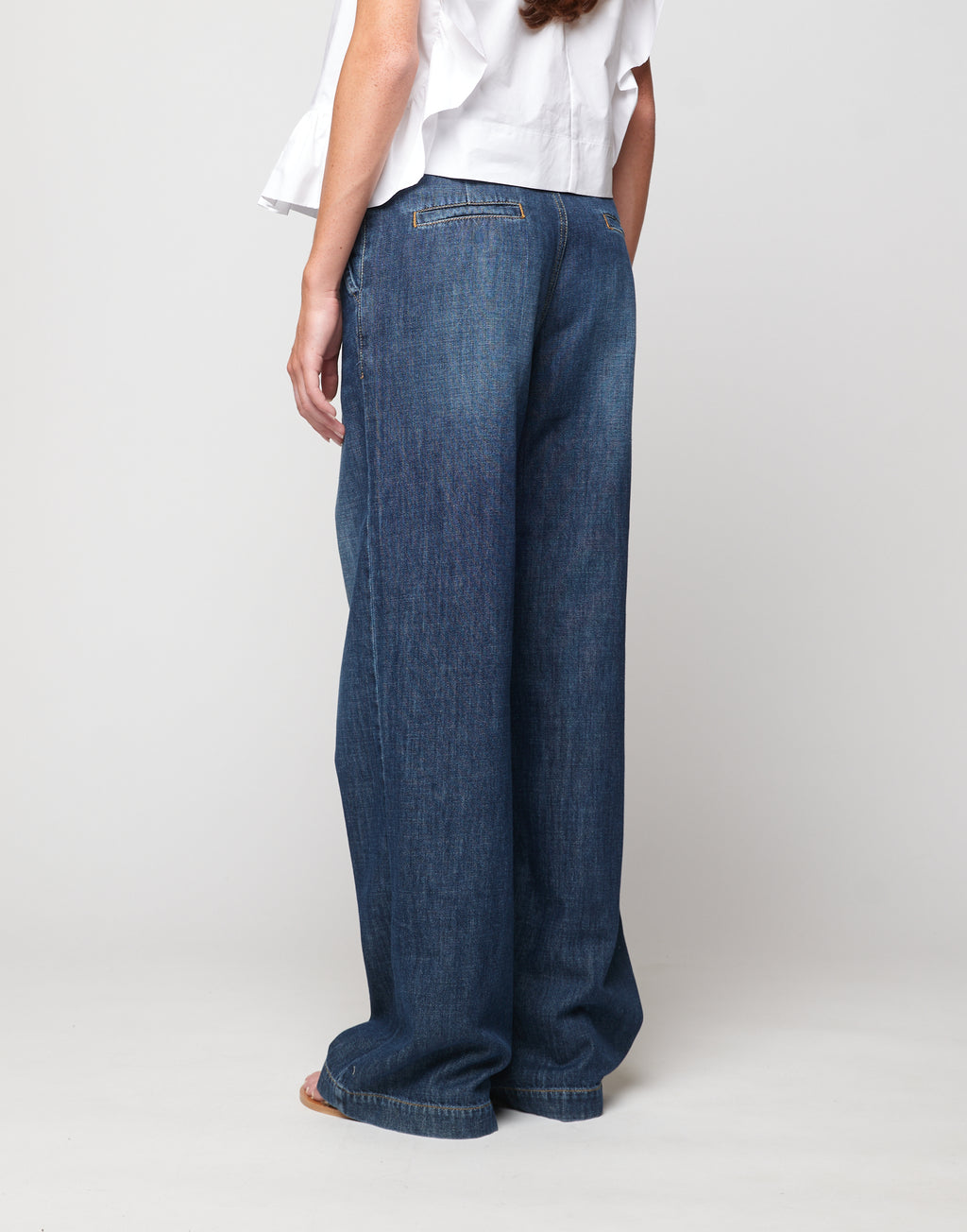 Jeans Palazzo in Denim Light