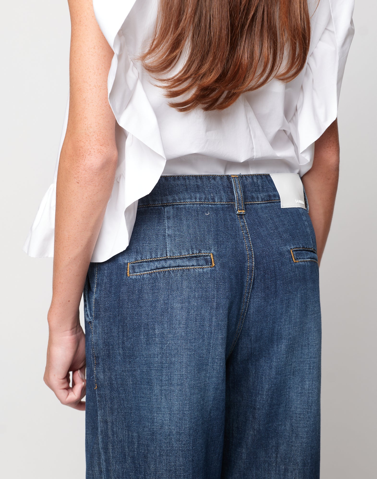 Jeans Palazzo in Denim Light