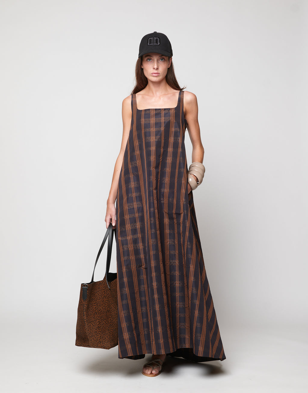 Borsa Shopping Grande Olivia in Crosta Animalier