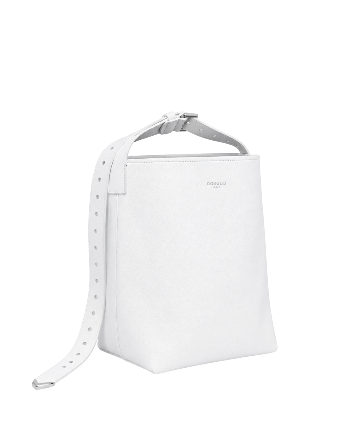 Off-White Mousse Leather Tilla Bucket Bag