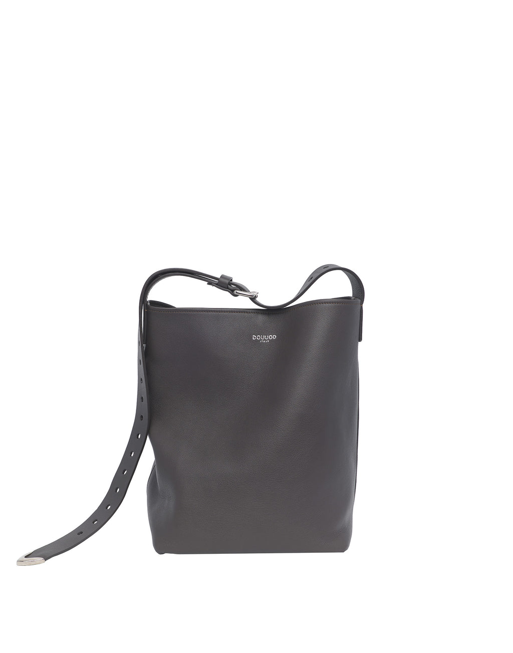 Borsa a Secchiello Tilla in Pelle Mousse Ebano