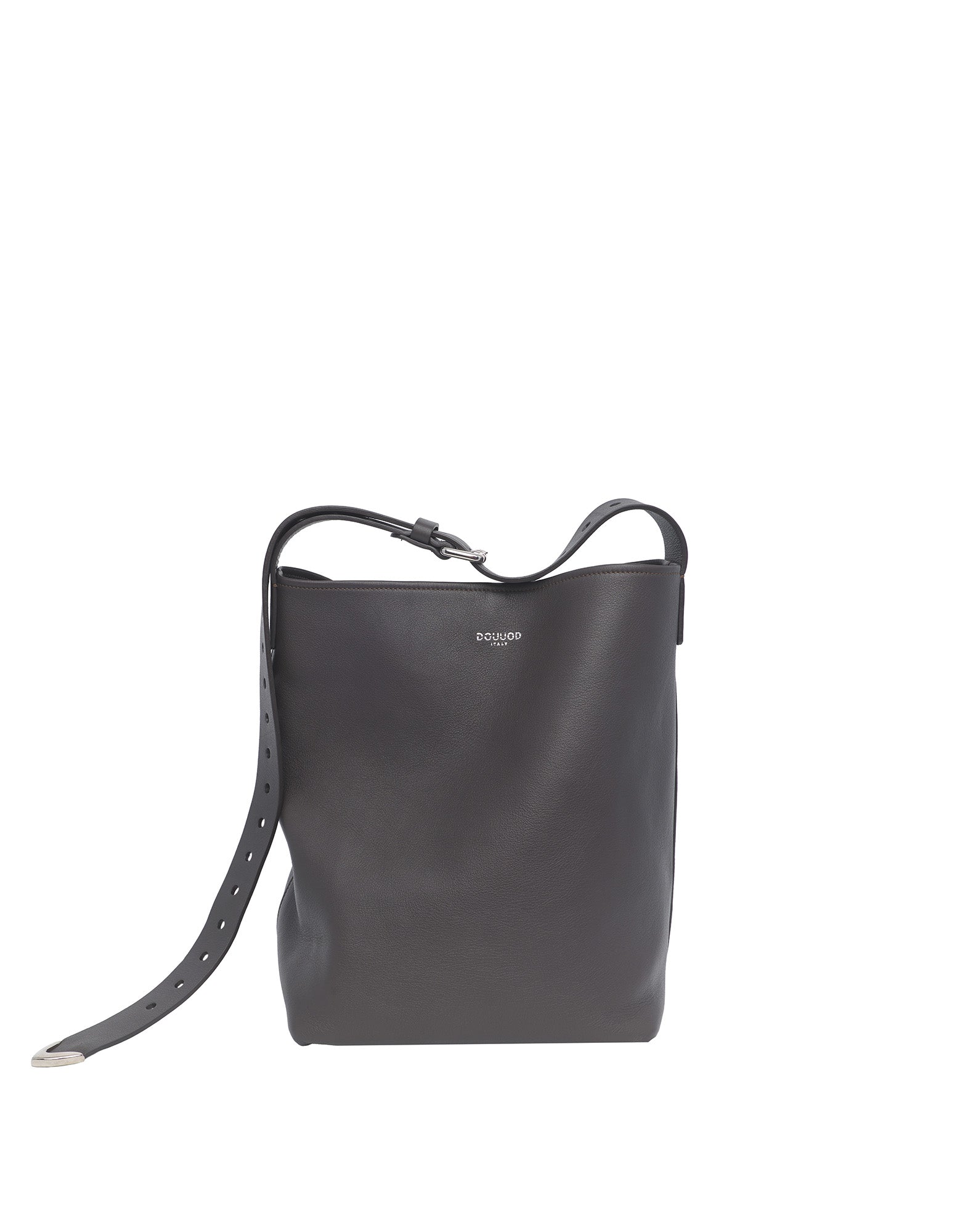 Borsa a Secchiello Tilla in Pelle Mousse Ebano