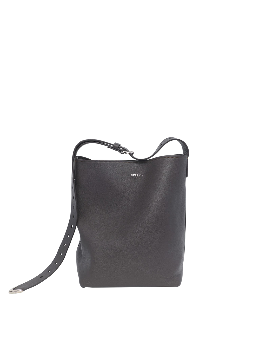 Borsa a Secchiello Tilla in Pelle Mousse Ebano