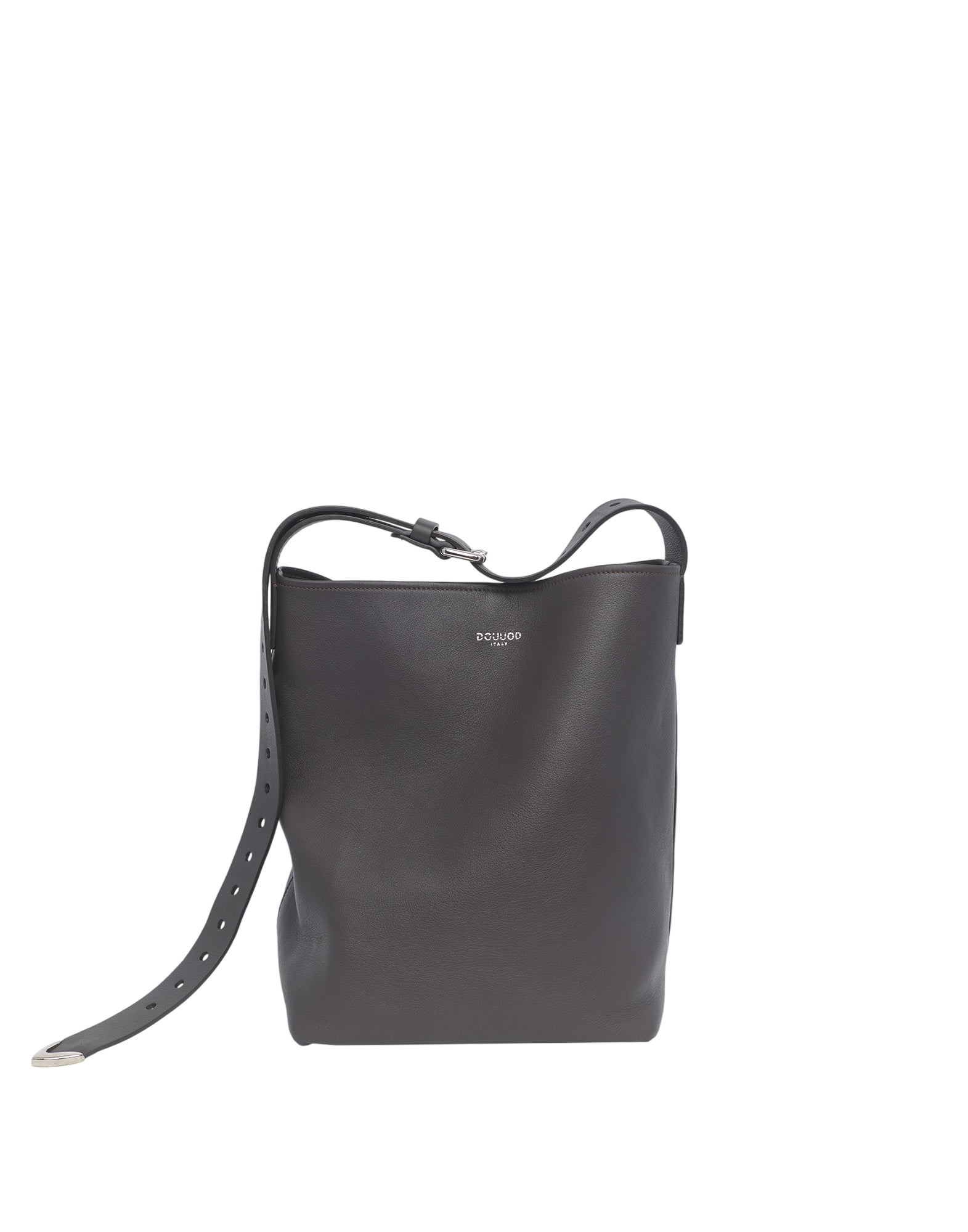 Borsa a Secchiello Tilla in Pelle Mousse Ebano