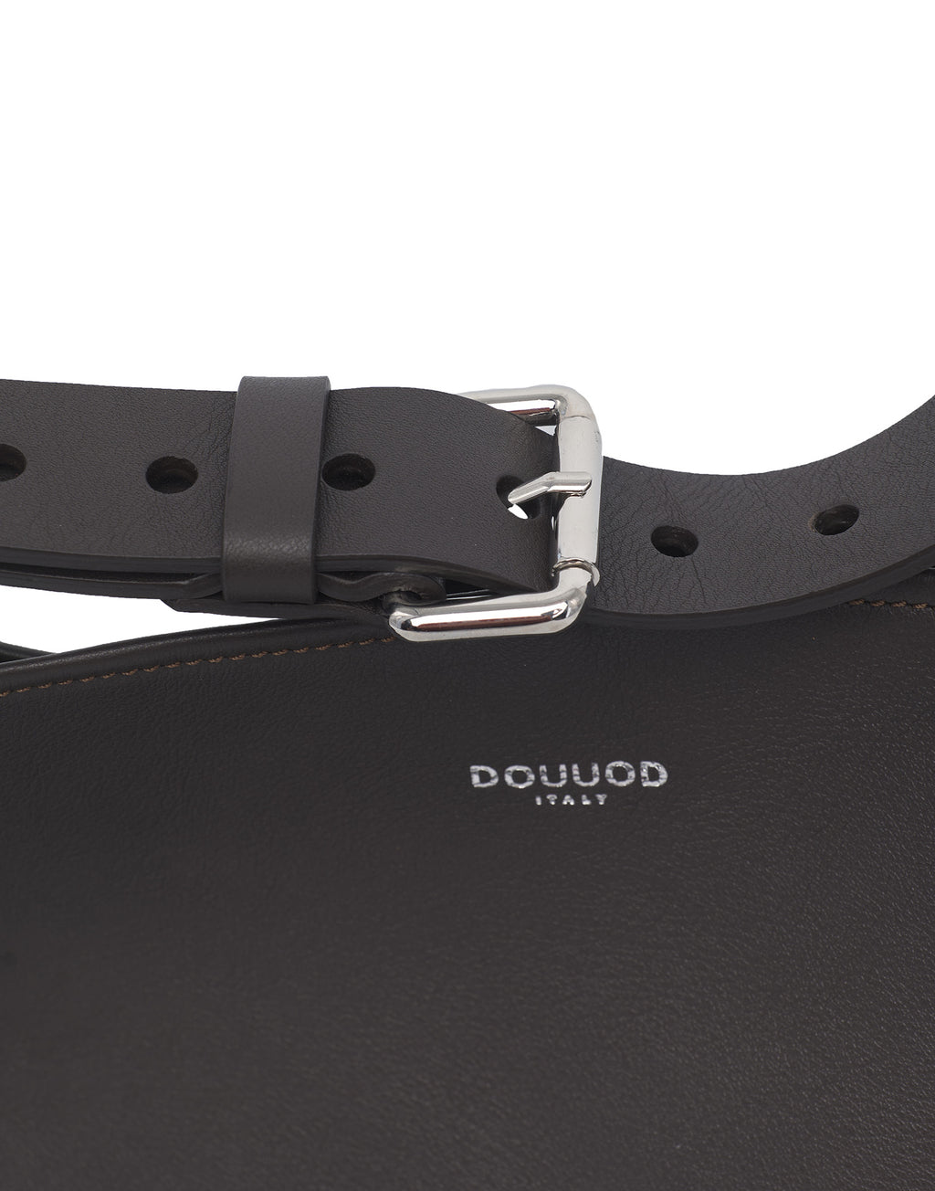 Borsa a Secchiello Tilla in Pelle Mousse Ebano