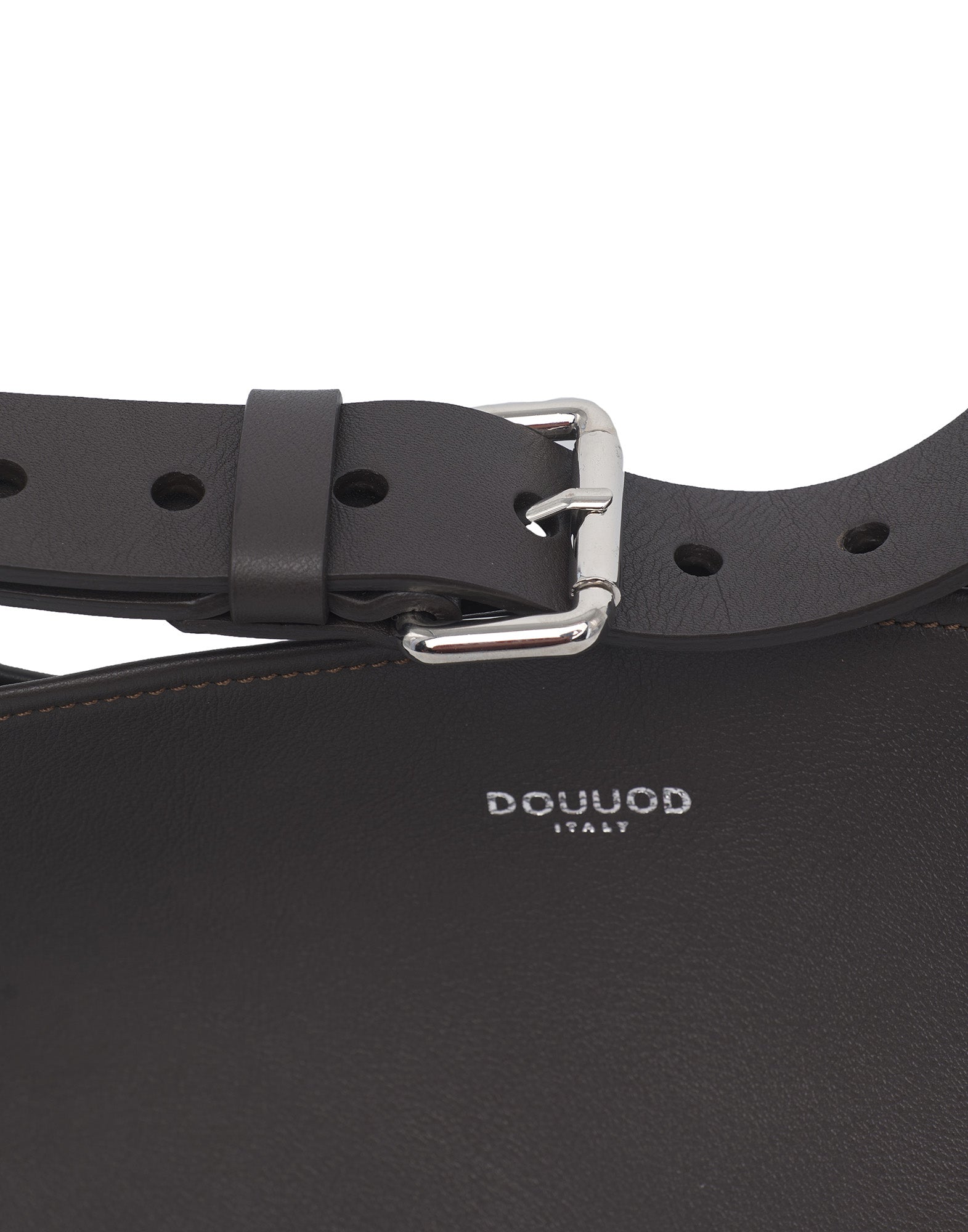 Borsa a Secchiello Tilla in Pelle Mousse Ebano