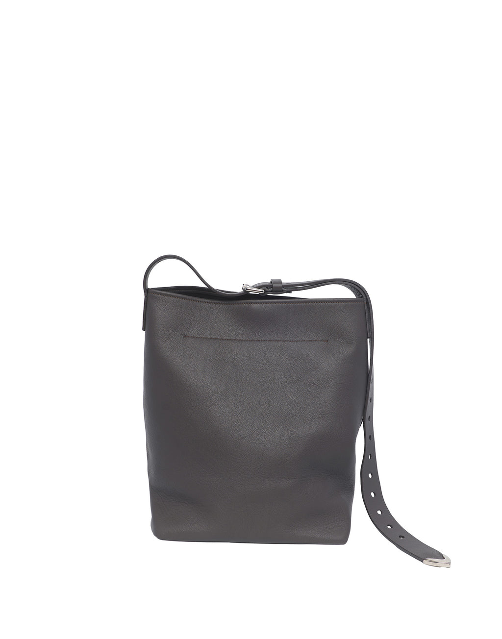 Borsa a Secchiello Tilla in Pelle Mousse Ebano