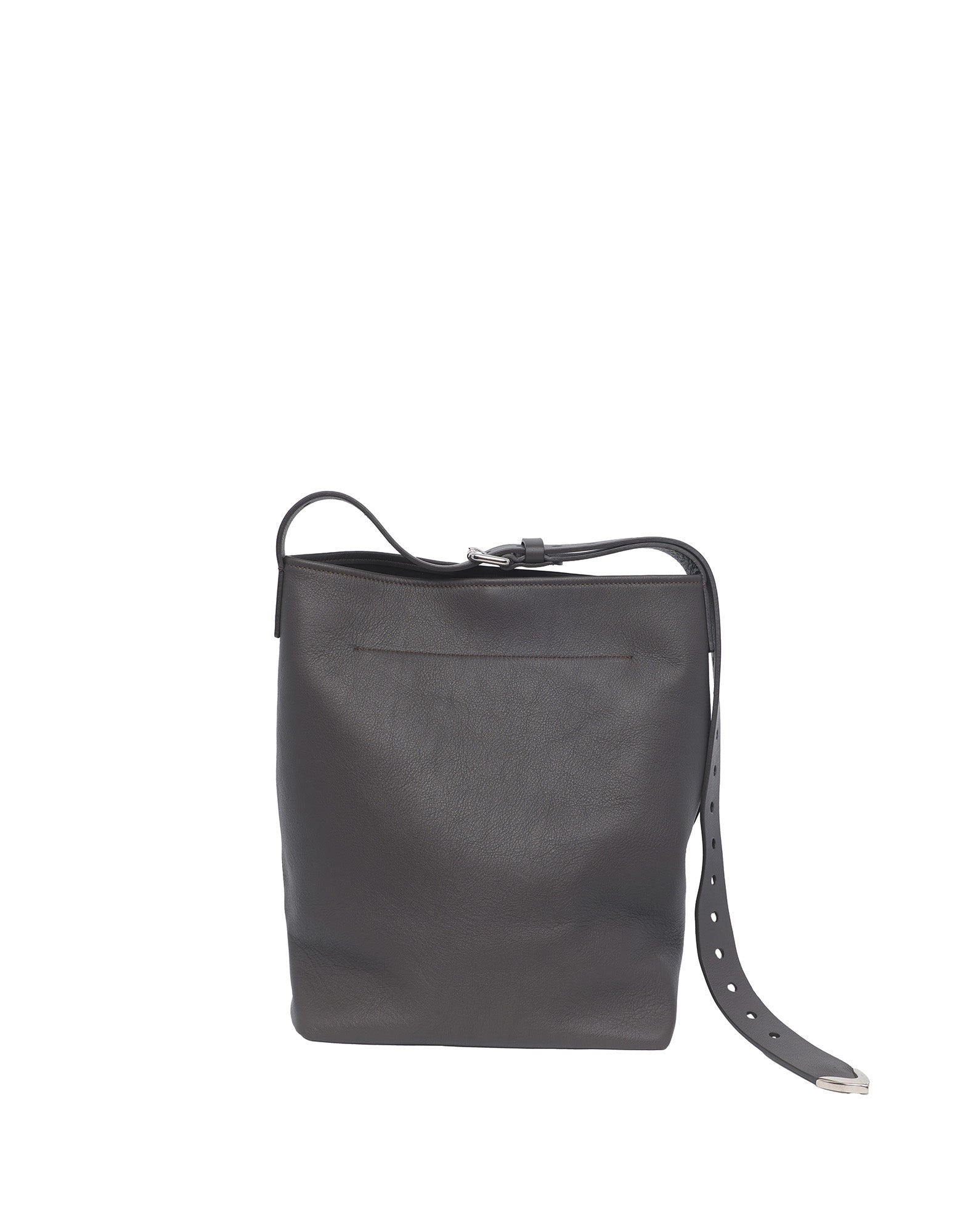 Borsa a Secchiello Tilla in Pelle Mousse Ebano