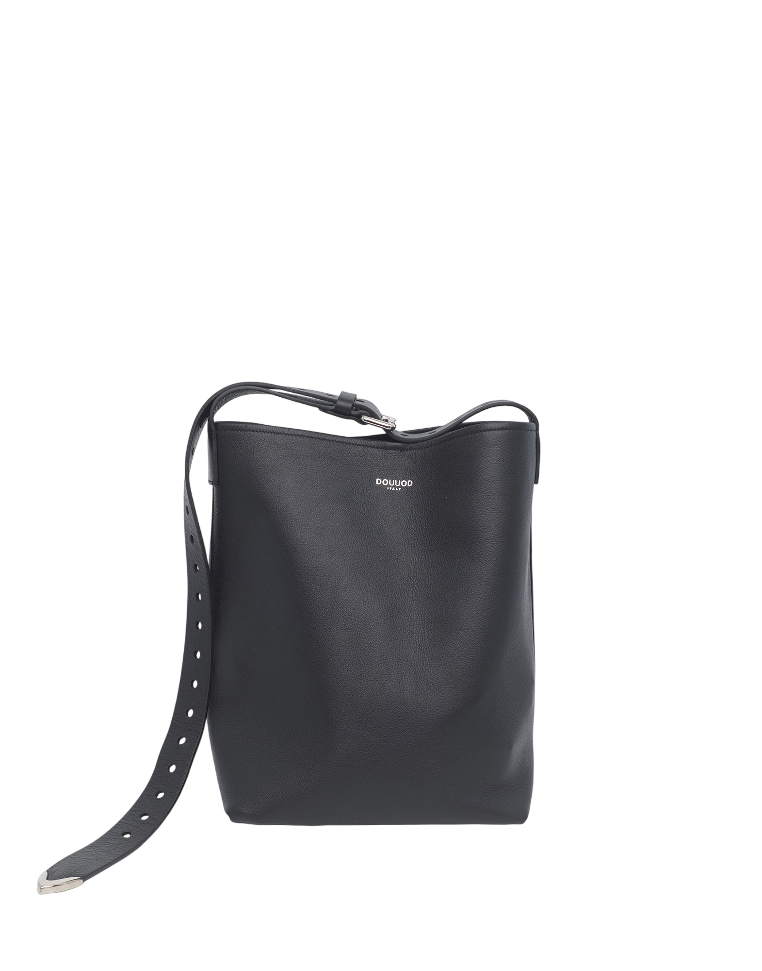 Borsa a Secchiello Tilla in Pelle Mousse Nera