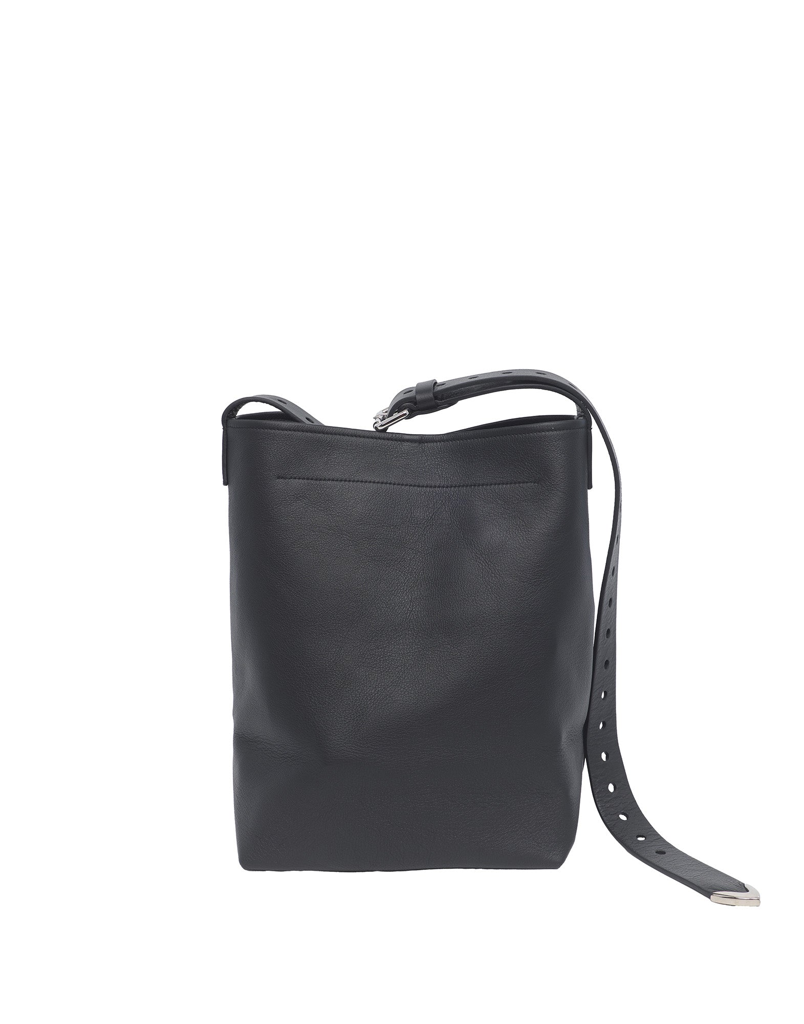 Borsa a Secchiello Tilla in Pelle Mousse Nera