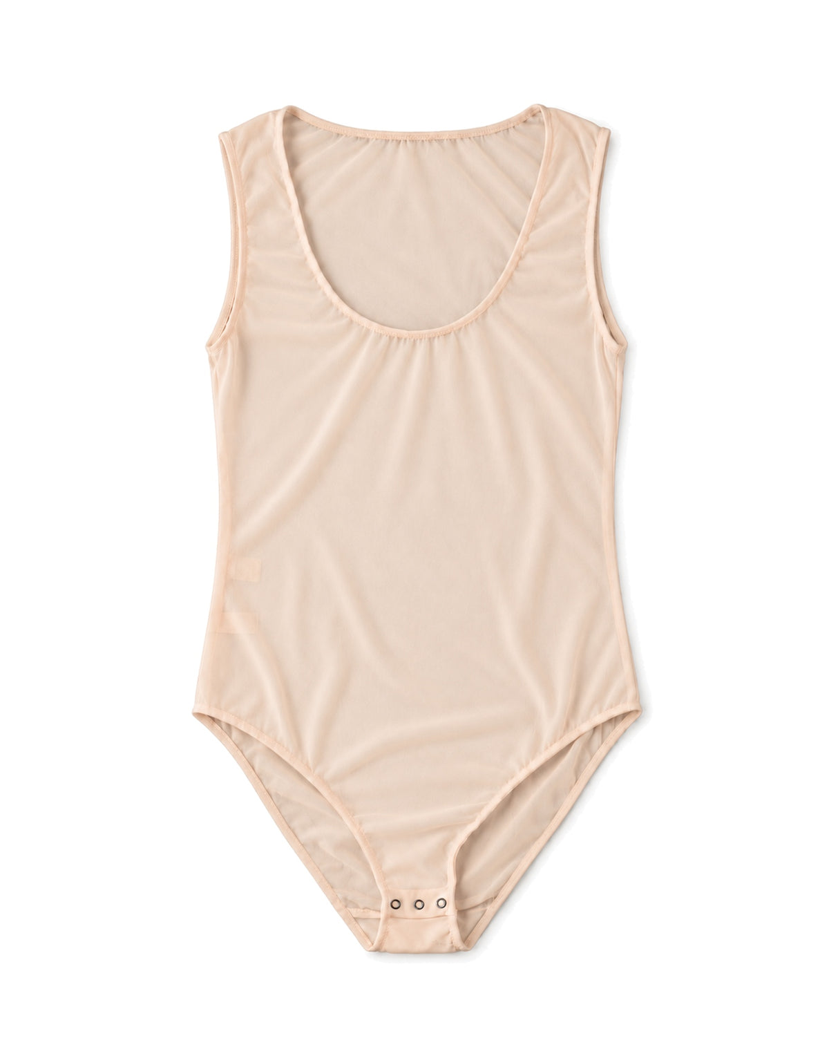 Body in Tulle Elasticizzato Nude