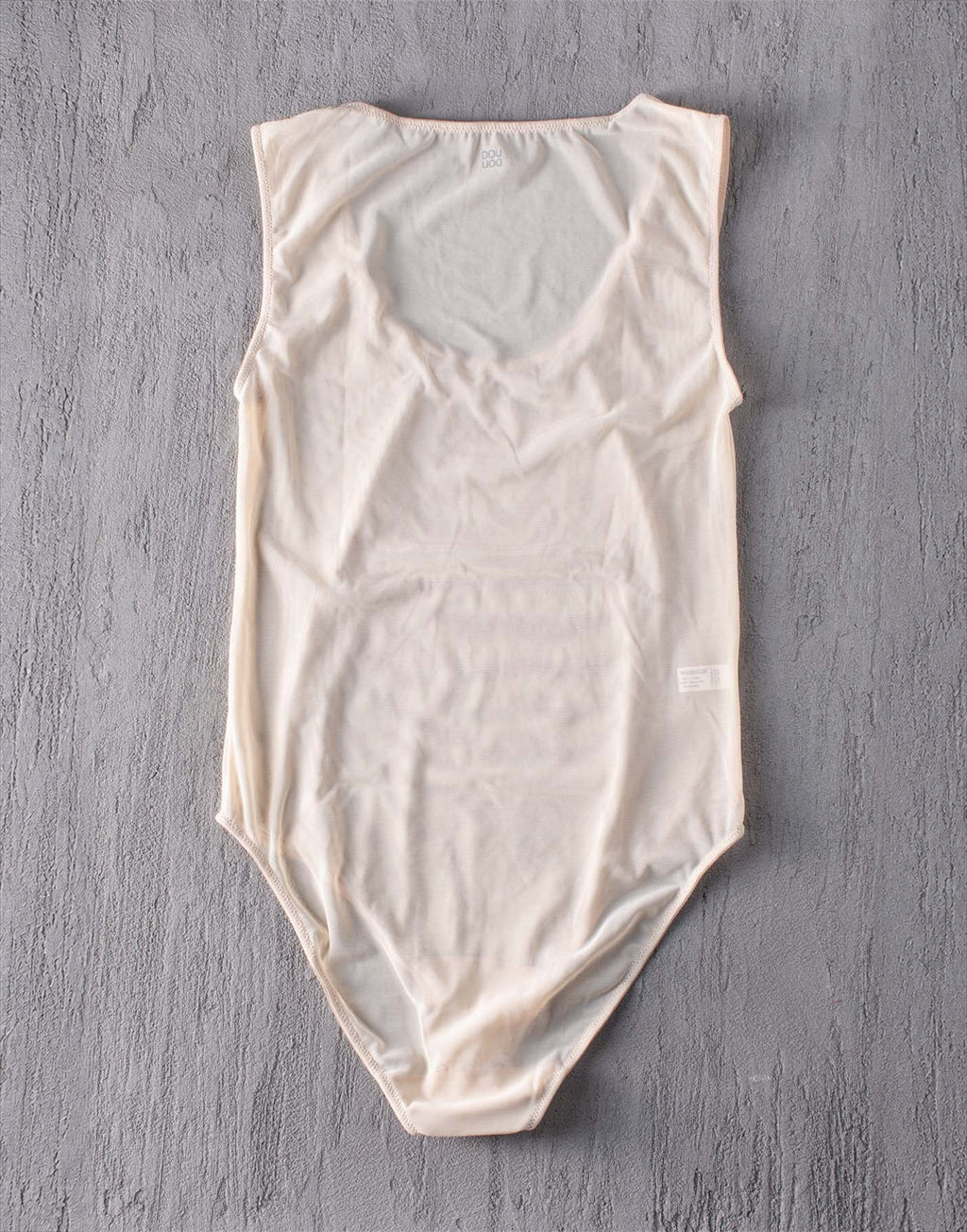 Body in Tulle Elasticizzato Nude